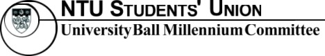 University Ball Millenium Commitee Logo